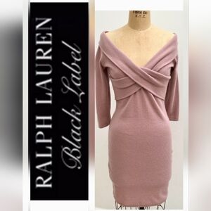 RL BLACK LABEL Blush Cashmere Dress